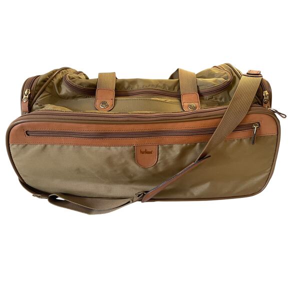 Vintage Hartmann Packcloth Carry On Soft Duffle w/ Belting Leather Trim - Picture 1 of 14
